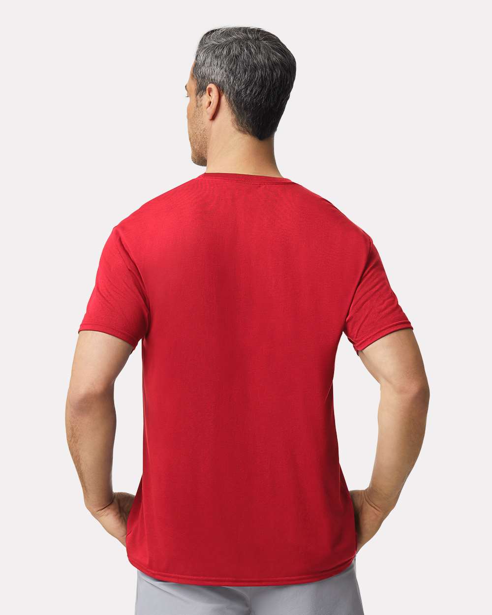 Unisex Performance® T-Shirt - OnModelBack - B09260703 - Red