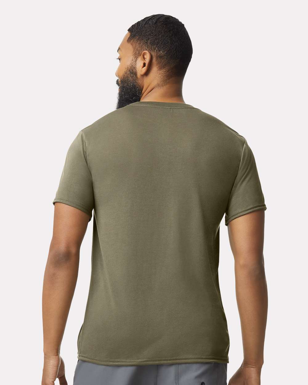 Unisex Performance® T-Shirt - OnModelBack - B09260773 - Prairie Dust