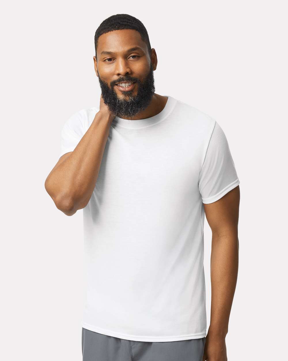 Unisex Performance® T-Shirt - OnModelFront - B09260003 - White