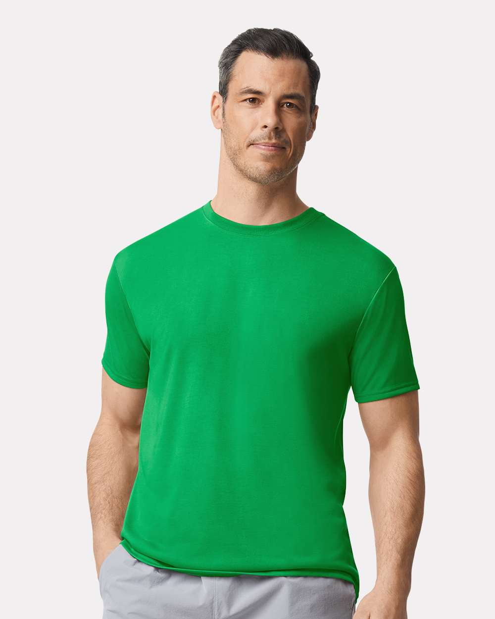 Unisex Performance® T-Shirt - OnModelFront - B09260203 - Irish Green