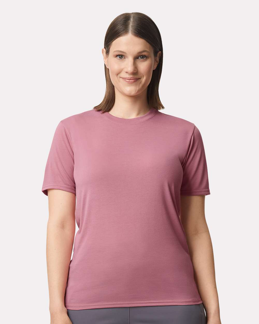 Unisex Performance® T-Shirt - OnModelFront - B09260313 - Plumrose