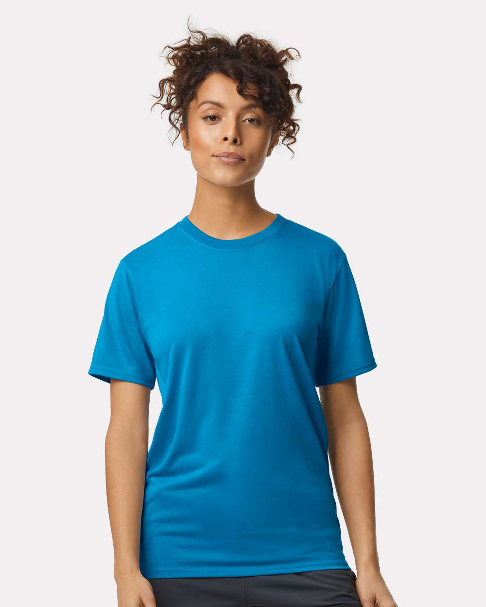 Unisex Performance® T-Shirt - OnModelFront - B09260763 - Sapphire