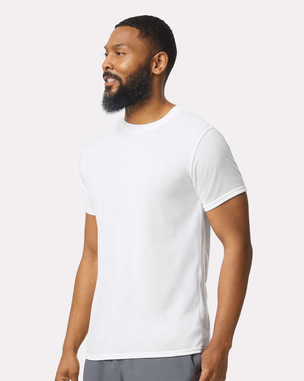Unisex Performance® T-Shirt - OnModelSide - B09260003 - White