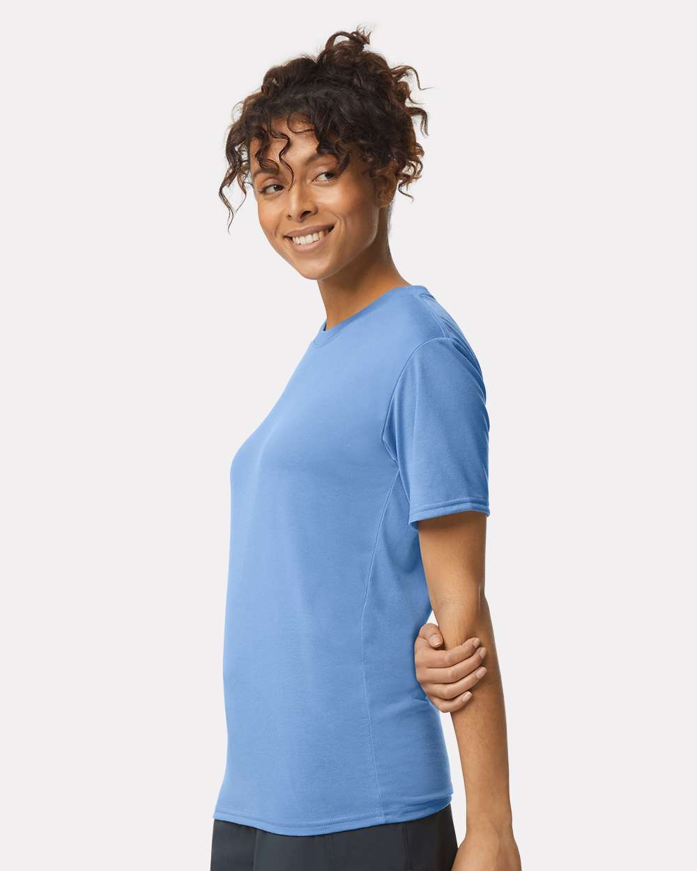 Unisex Performance® T-Shirt - OnModelSide - B09260263 - Carolina Blue