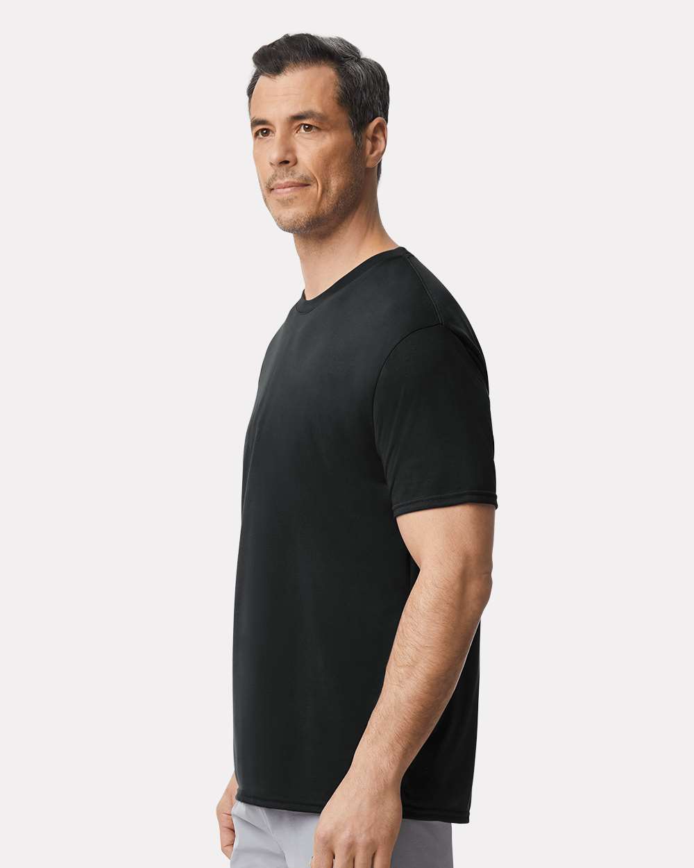 Unisex Performance® T-Shirt - OnModelSide - B09260503 - Black