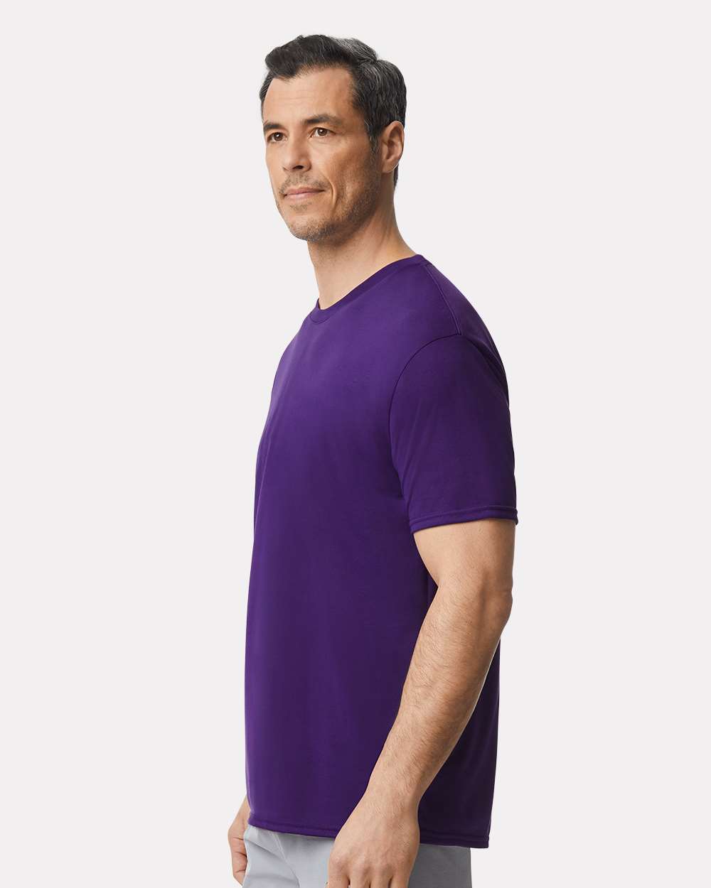 Unisex Performance® T-Shirt - OnModelSide - B09260673 - Purple