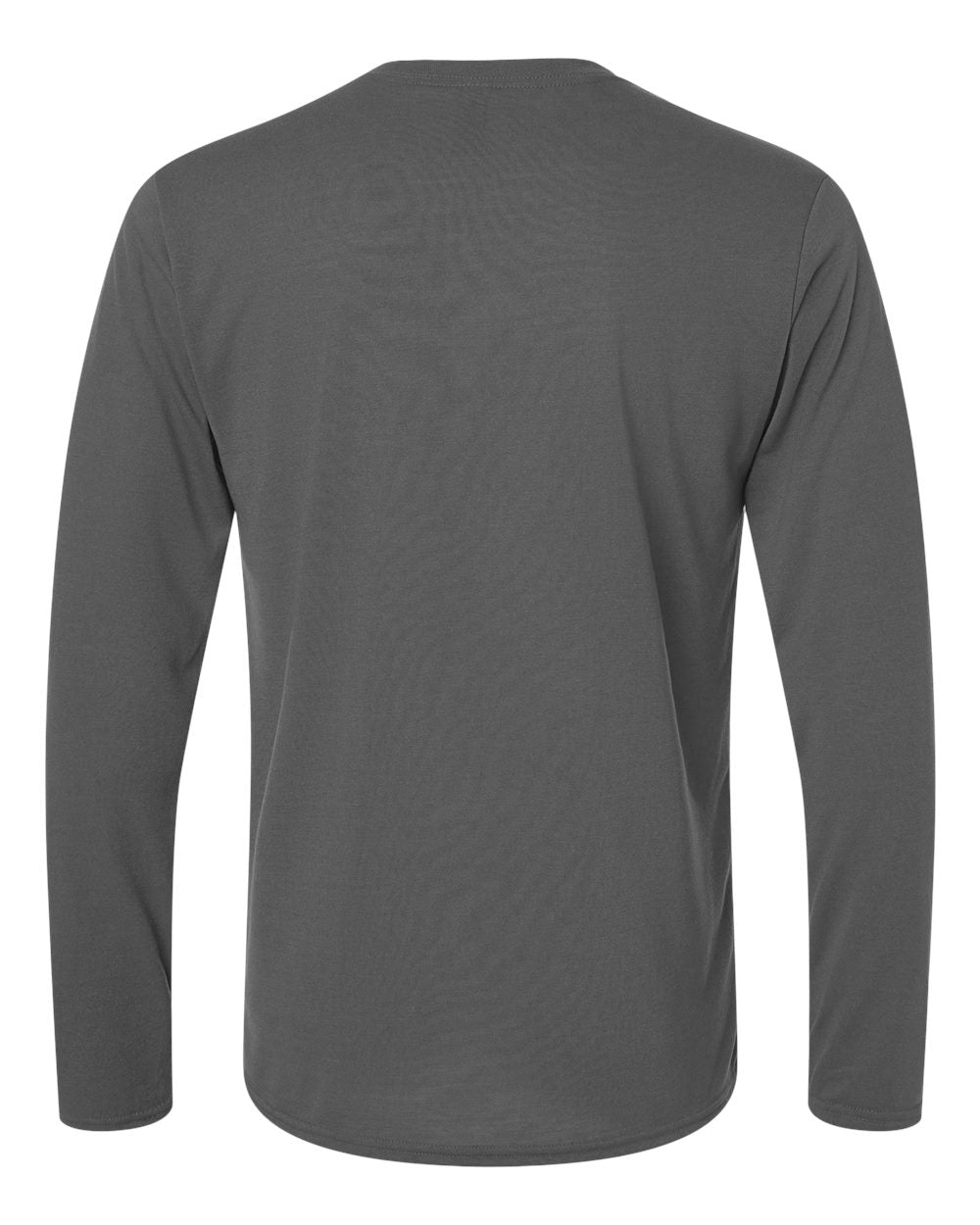 Unisex Performance® Long Sleeve T-Shirt - Back - B85560093 - Charcoal