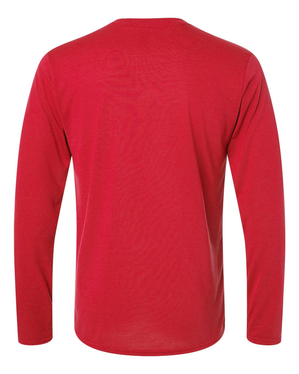 Unisex Performance® Long Sleeve T-Shirt - Back - B85560703 - Red