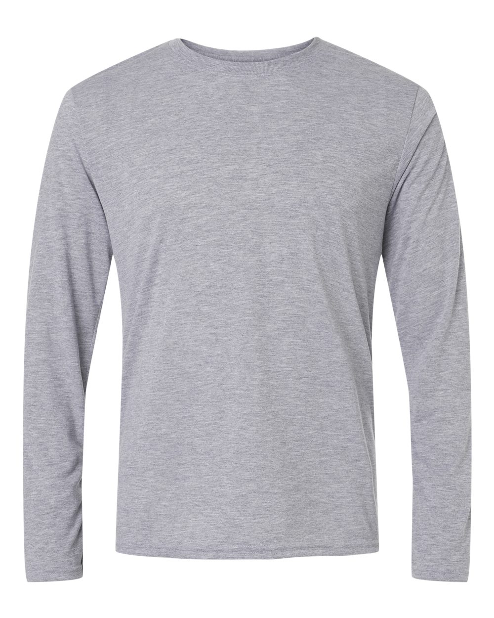 Unisex Performance® Long Sleeve T-Shirt - Front - B85560353 - Sport Grey