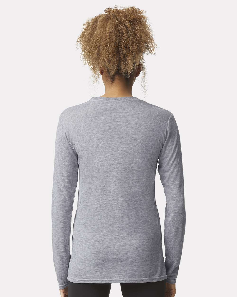 Unisex Performance® Long Sleeve T-Shirt - OnModelBack - B85560353 - Sport Grey