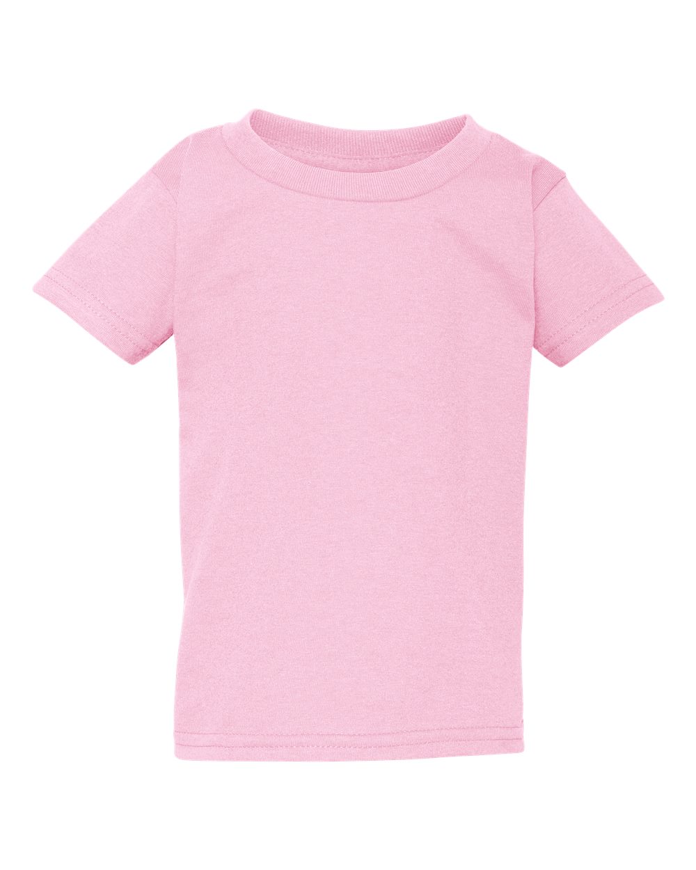 Toddler Heavy Cotton™ T-Shirt - Front - B35560313 - Light Pink