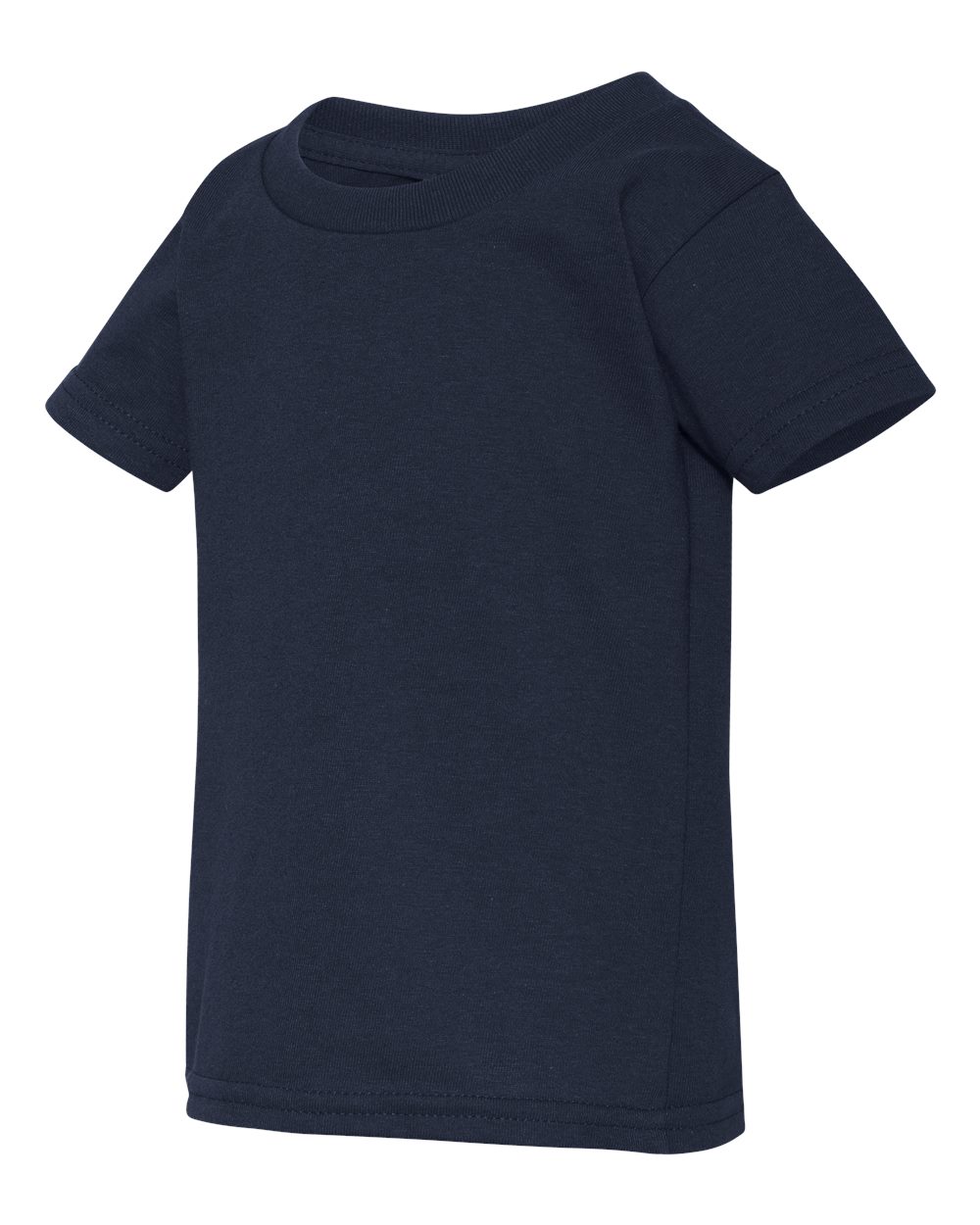 Toddler Heavy Cotton™ T-Shirt - Side - B35560653 - Navy