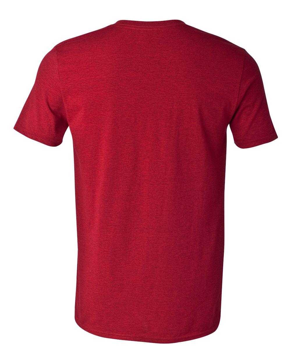 Men's Softstyle® T-Shirt - Back - B00660033 - Antique Cherry Red