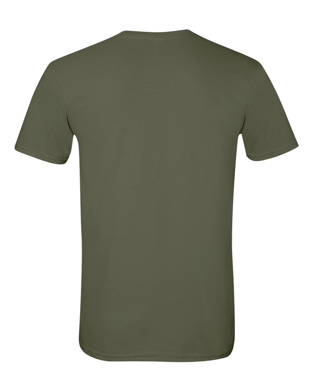 Men's Softstyle® T-Shirt - Back - B00660063 - Military Green