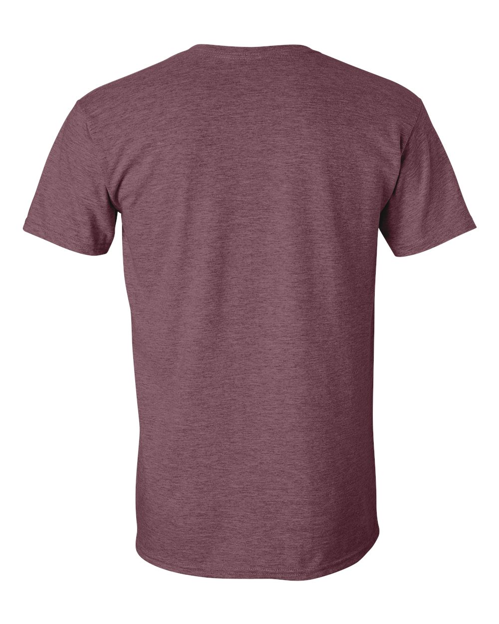 Men's Softstyle® T-Shirt - Back - B00660073 - Heather Maroon