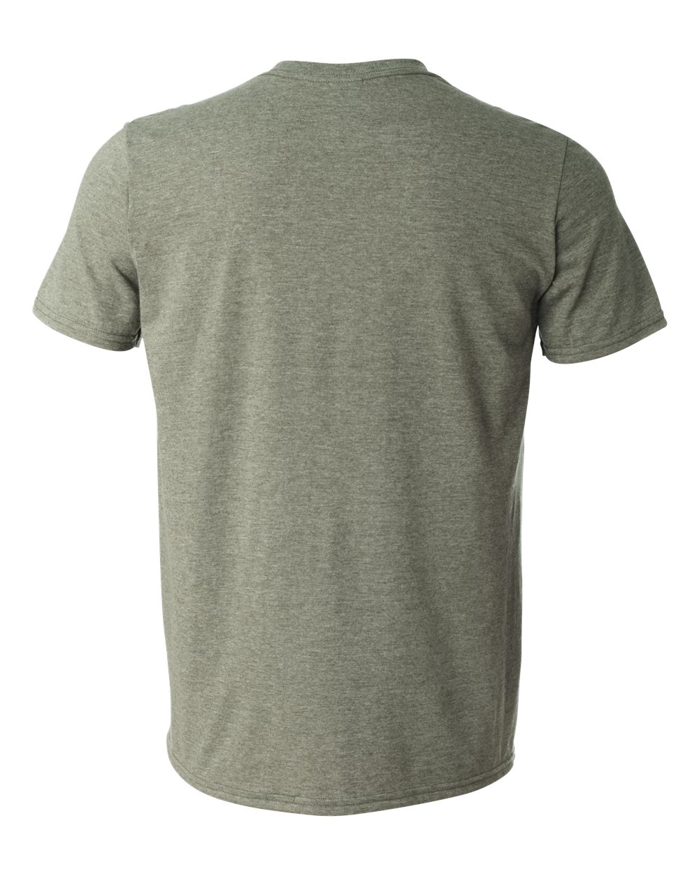Men's Softstyle® T-Shirt - Back - B00660083 - Heather Military Green