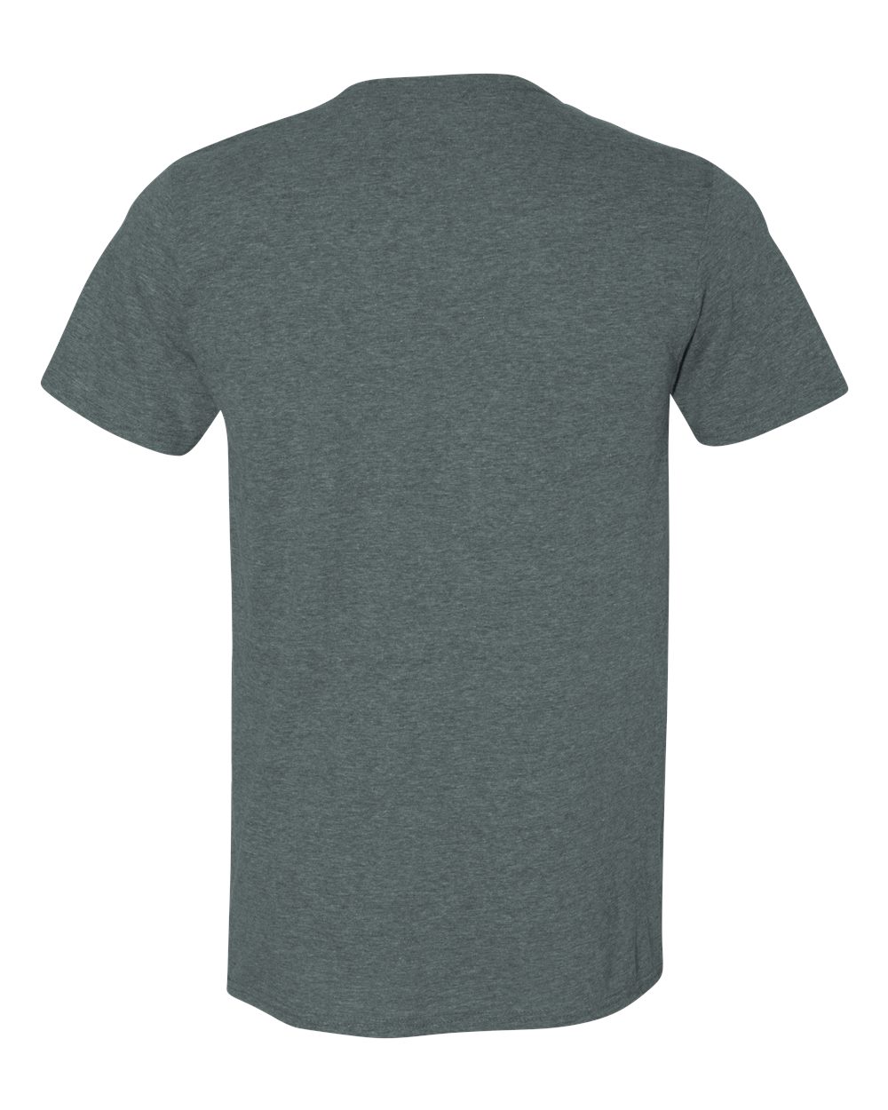 Men's Softstyle® T-Shirt - Back - B00660102 - Dark Heather
