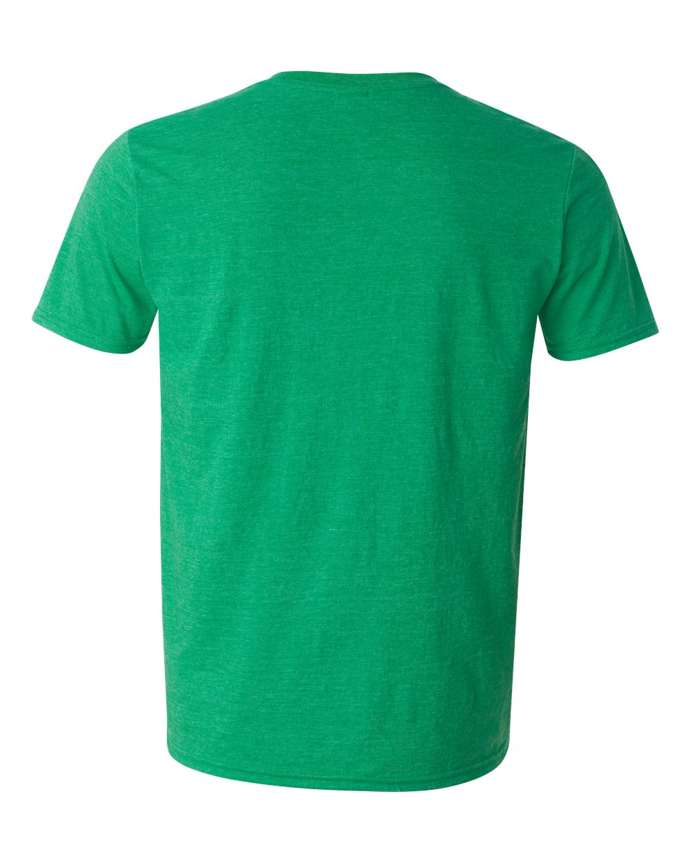 Men's Softstyle® T-Shirt - Back - B00660213 - Heather Irish Green