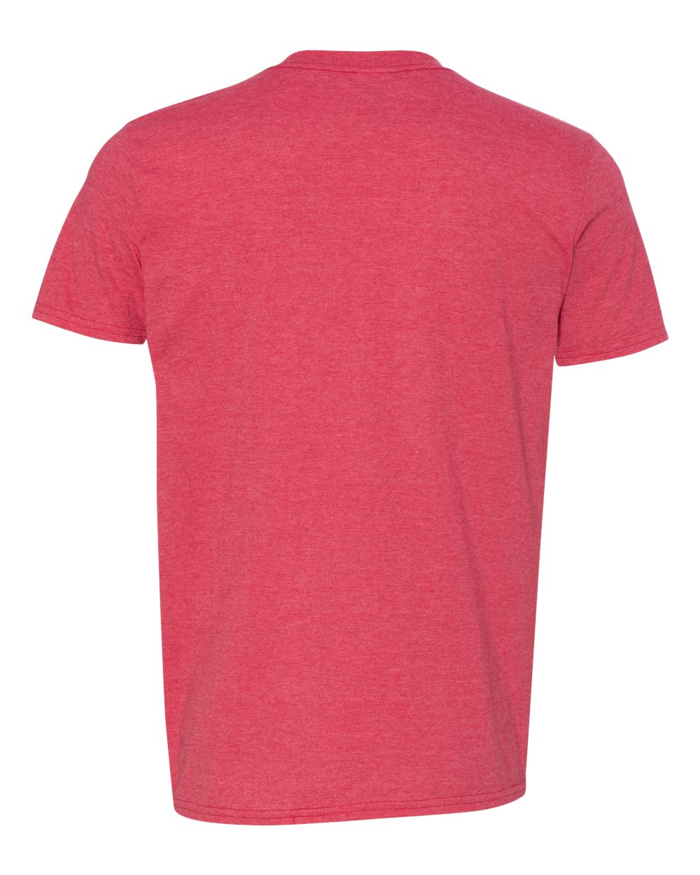 Men's Softstyle® T-Shirt - Back - B00660223 - Heather Red
