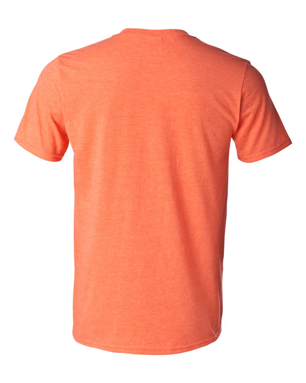 Men's Softstyle® T-Shirt - Back - B00660333 - Heather Orange