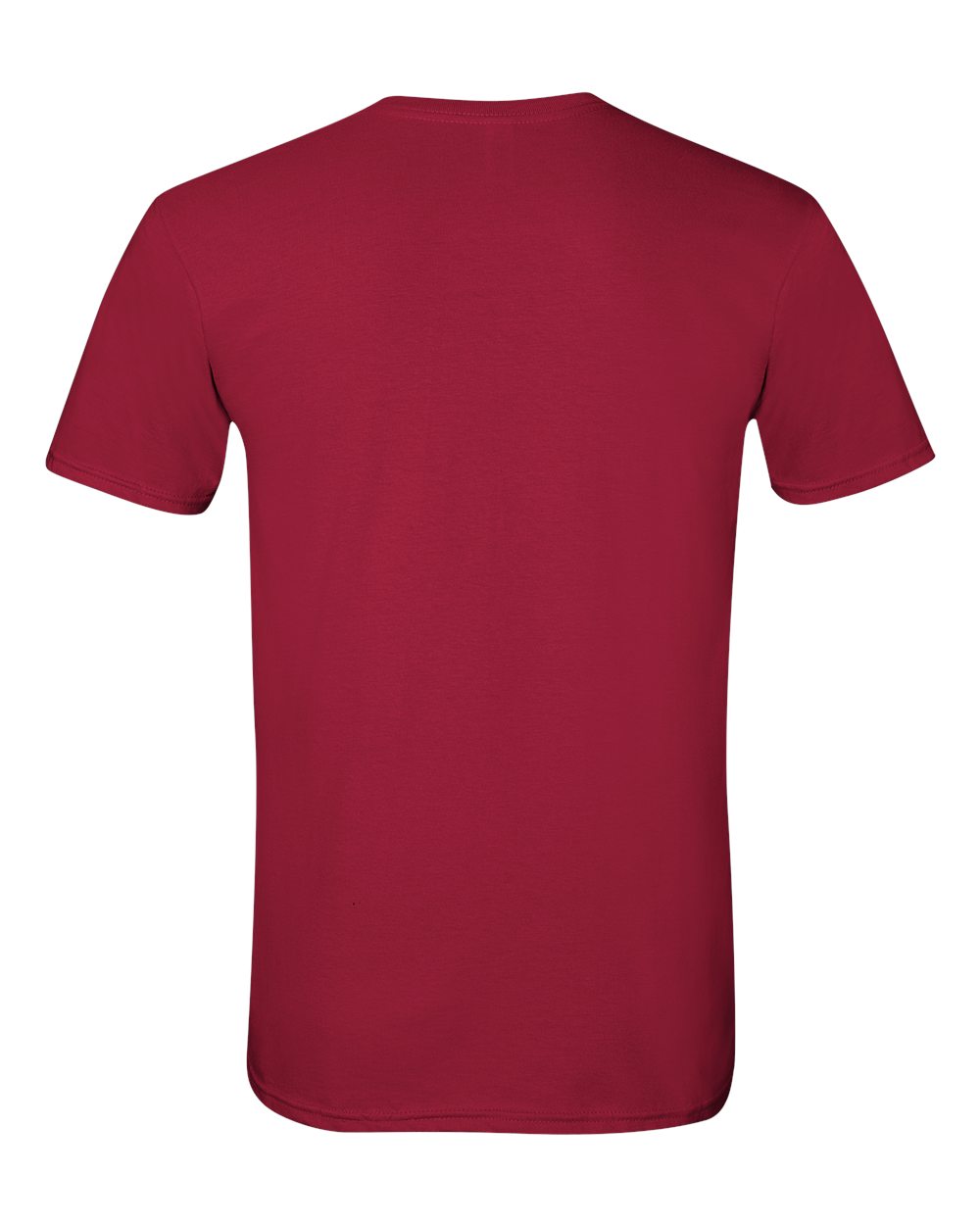 Men's Softstyle® T-Shirt - Back - B00660523 - Cardinal Red