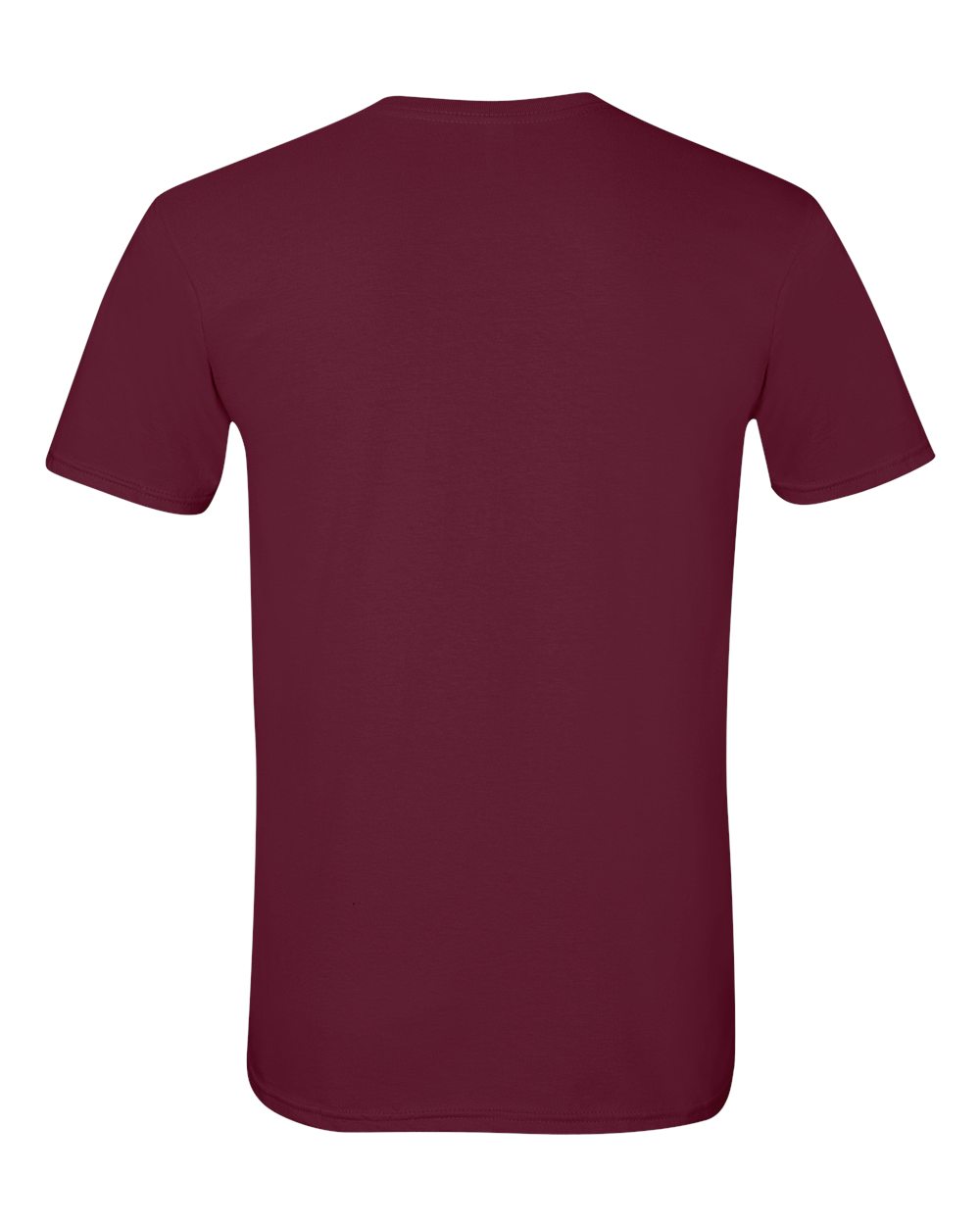 Men's Softstyle® T-Shirt - Back - B00660533 - Maroon