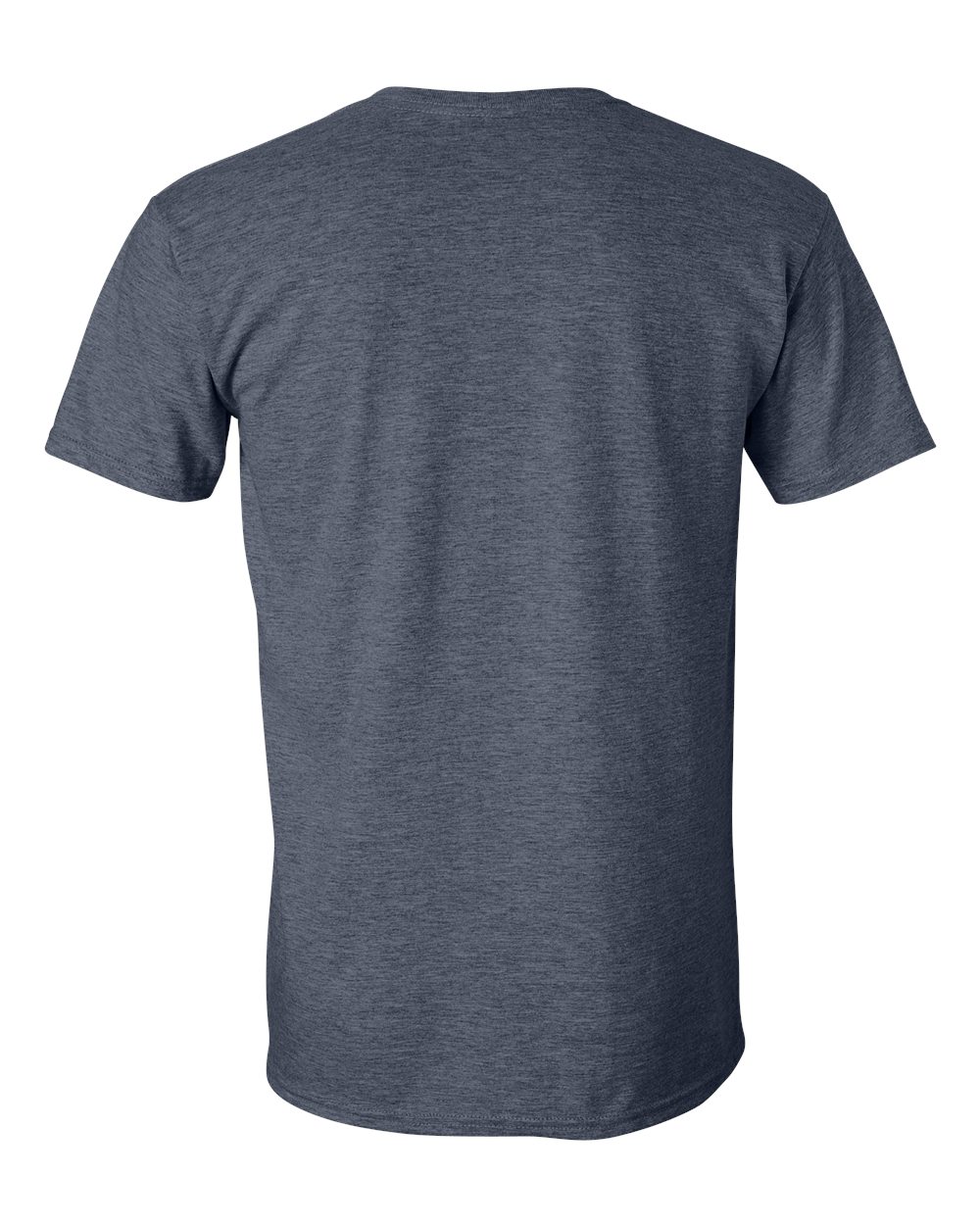 Men's Softstyle® T-Shirt - Back - B00660612 - Heather Navy