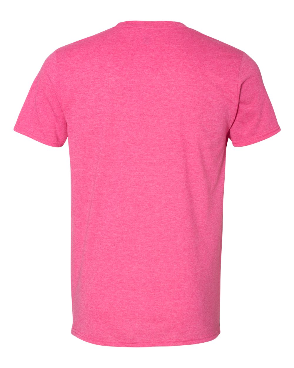 Men's Softstyle® T-Shirt - Back - B00660633 - Heather Heliconia