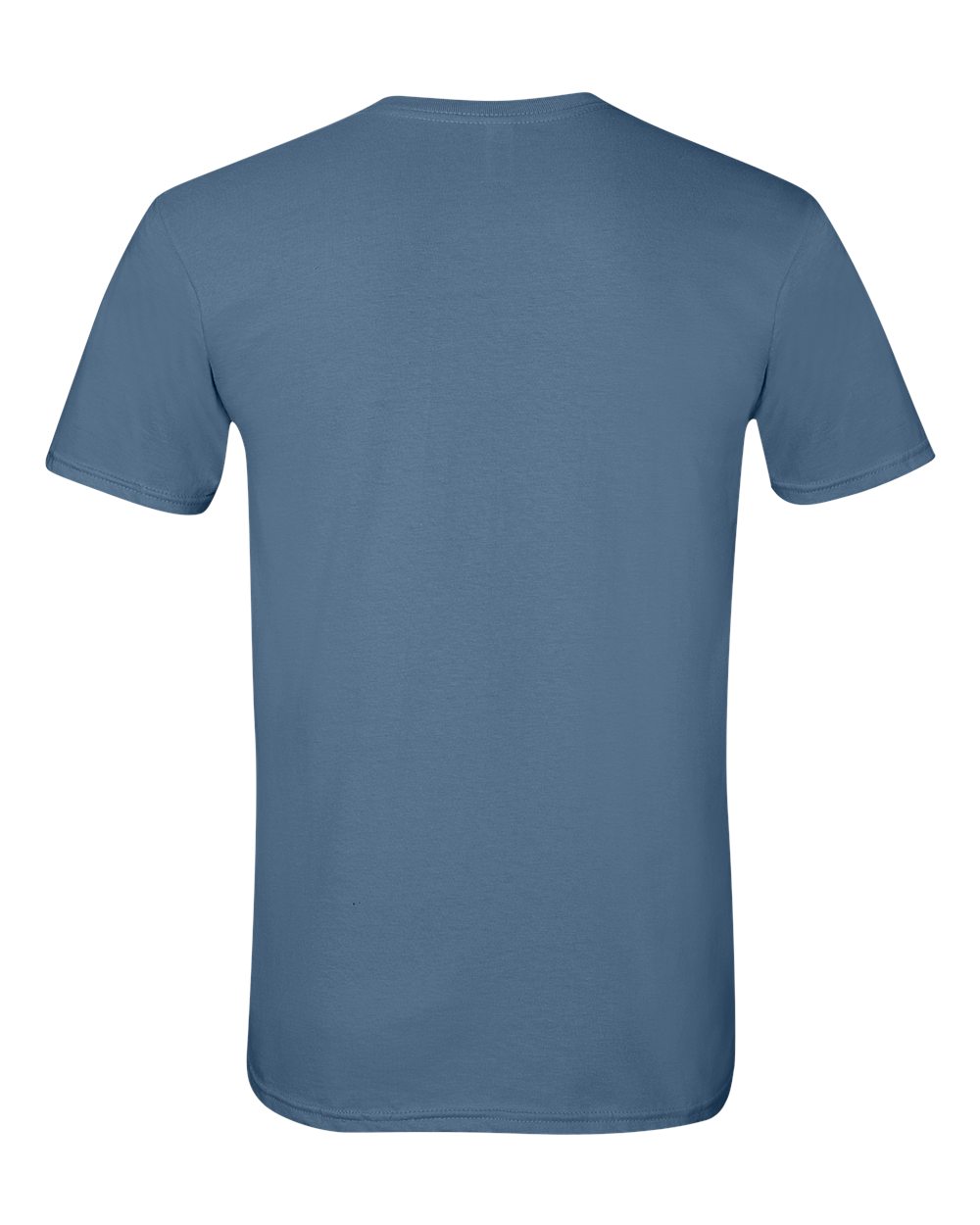 Men's Softstyle® T-Shirt - Back - B00660683 - Indigo Blue