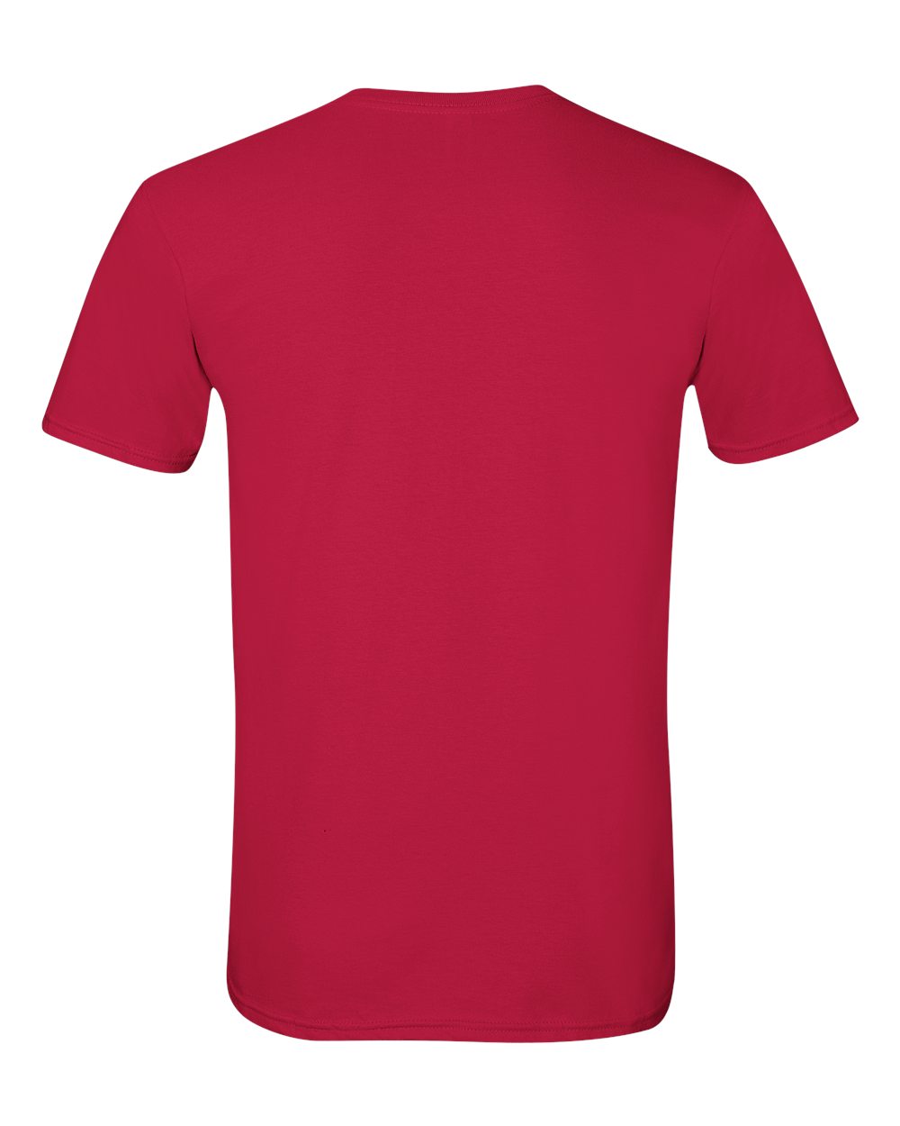 Men's Softstyle® T-Shirt - Back - B00660703 - Cherry Red