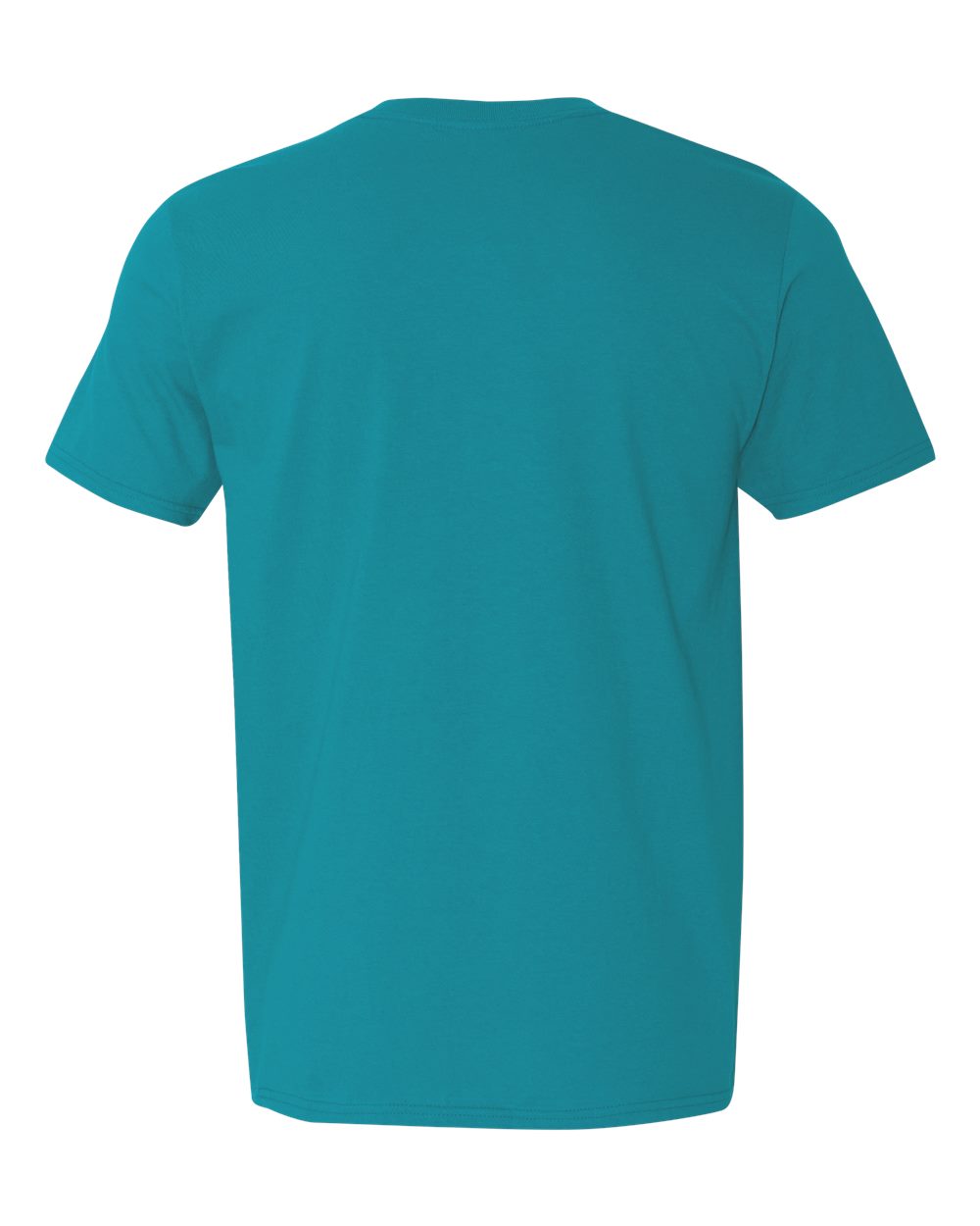 Men's Softstyle® T-Shirt - Back - B00660983 - Tropical Blue