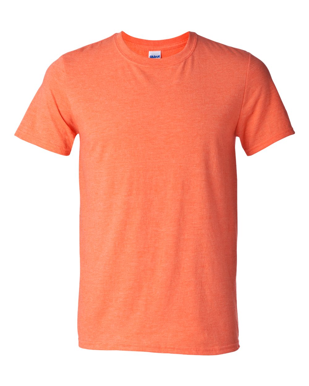 Men's Softstyle® T-Shirt - Front - B00660333 - Heather Orange