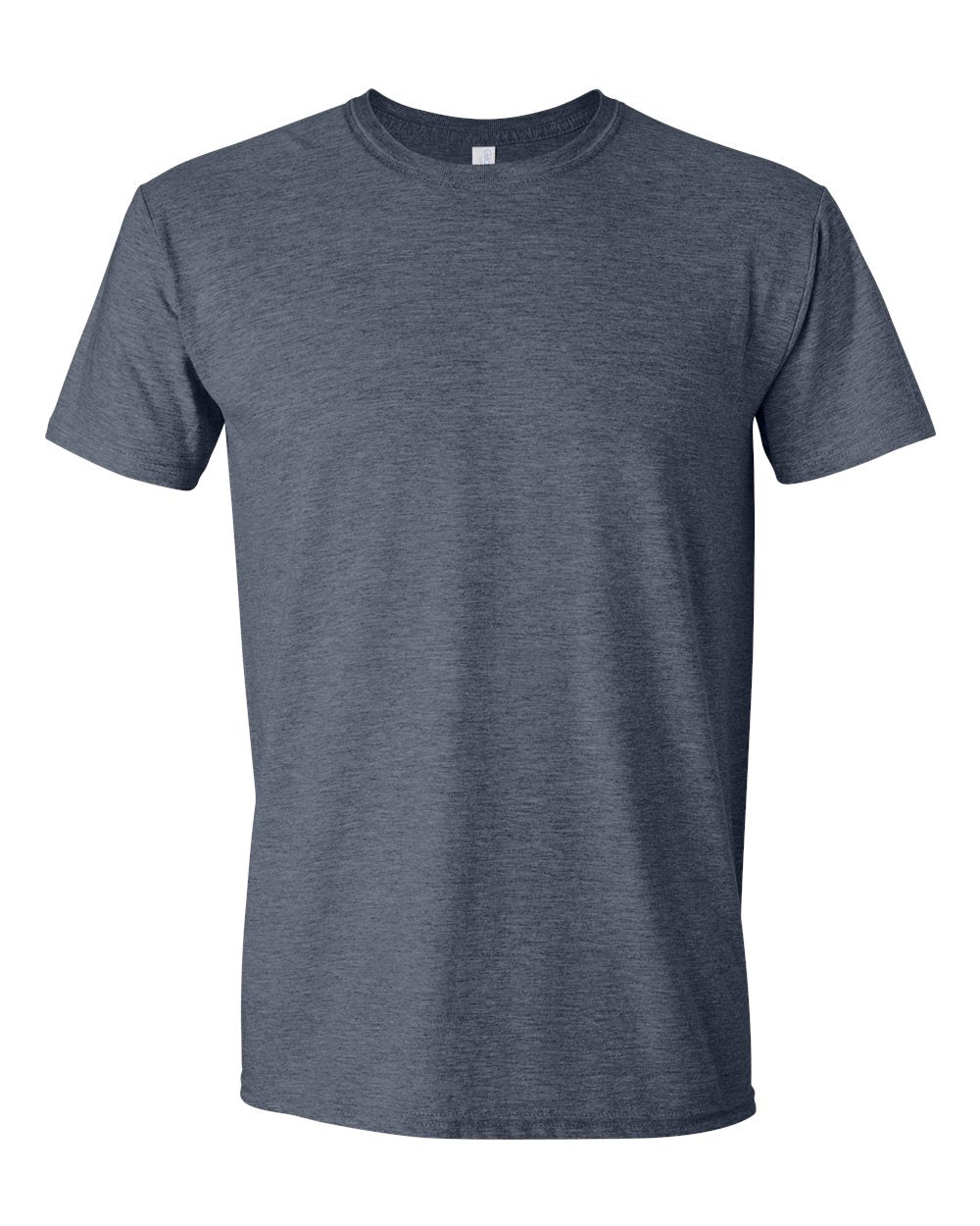 Men's Softstyle® T-Shirt - Front - B00660612 - Heather Navy