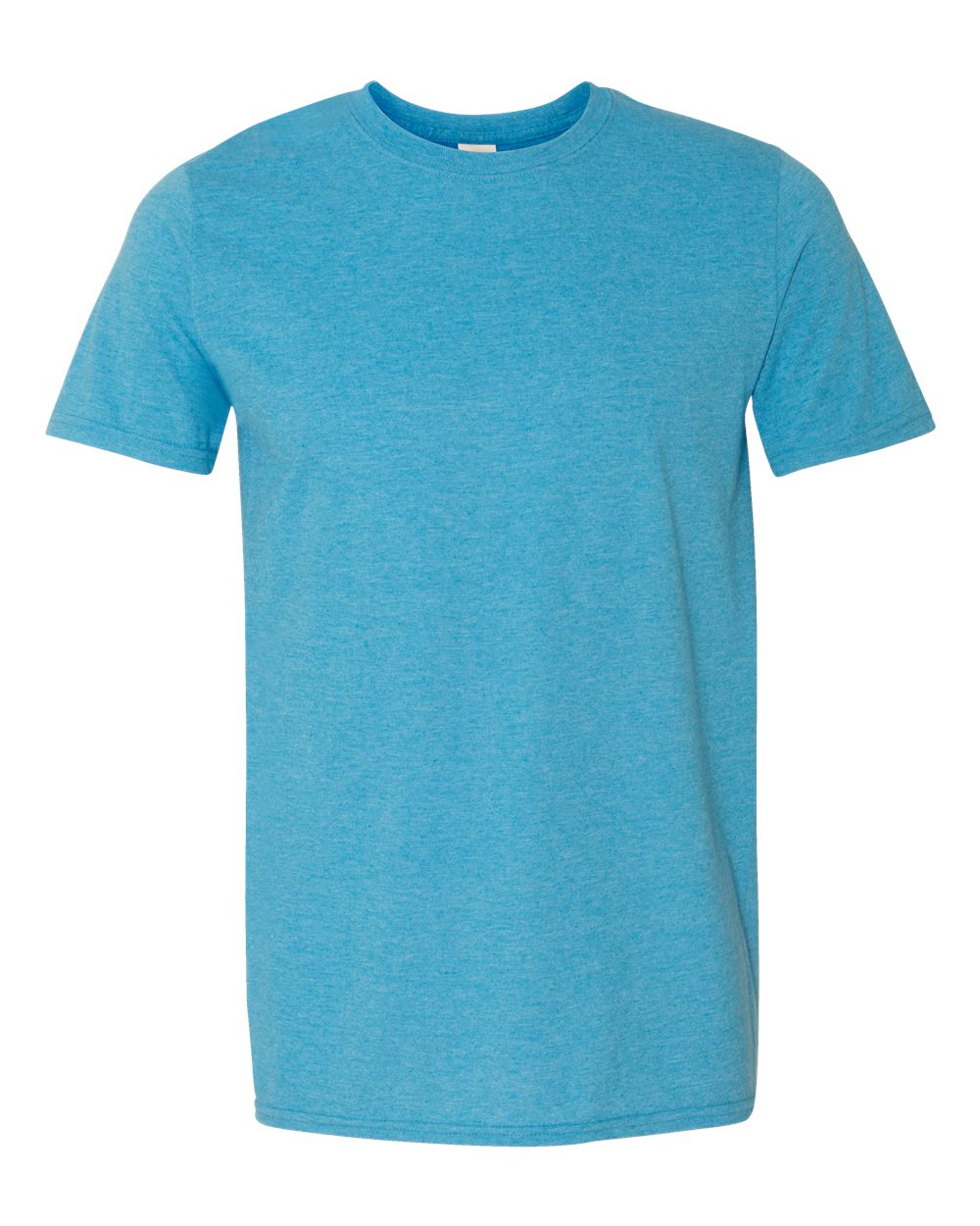 Men's Softstyle® T-Shirt - Front - B00660773 - Heather Sapphire