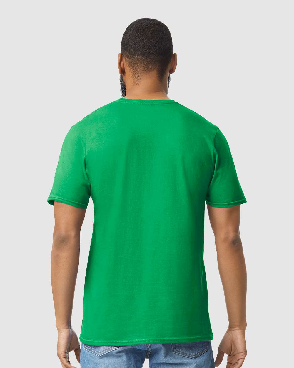Men's Softstyle® T-Shirt - OnModelBack - B00660203 - Irish Green