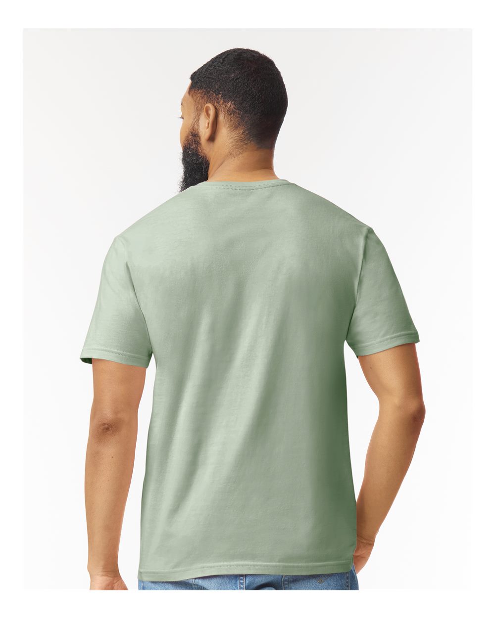 Men's Softstyle® T-Shirt - OnModelBack - B00660463 - Sage