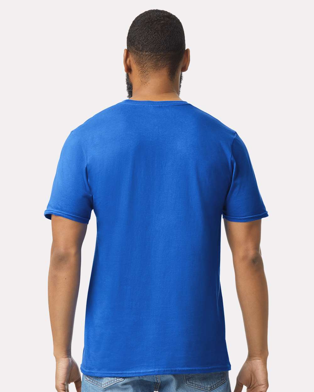 Men's Softstyle® T-Shirt - OnModelBack - B00660752 - Royal