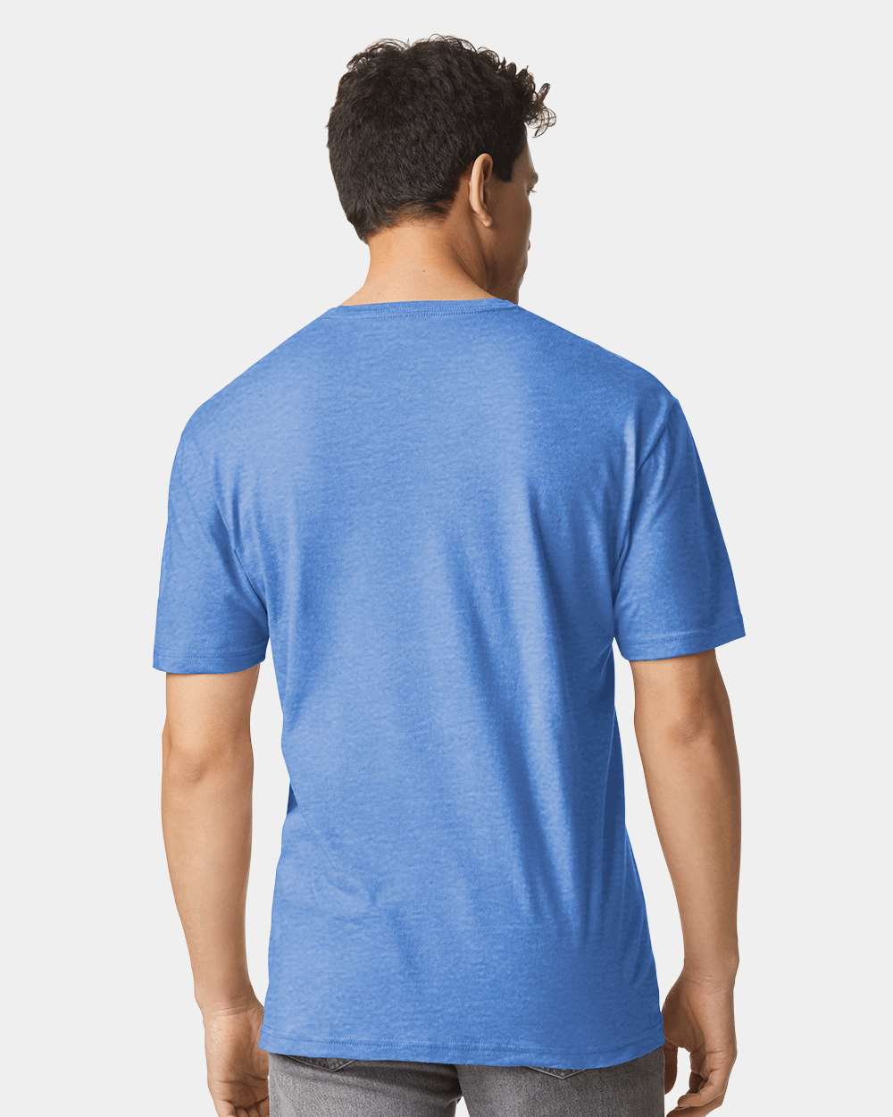 Men's Softstyle® T-Shirt - OnModelBack - B00660762 - Heather Royal