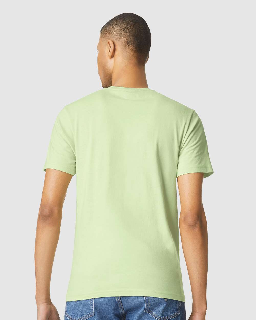 Men's Softstyle® T-Shirt - OnModelBack - B00660923 - Pistachio