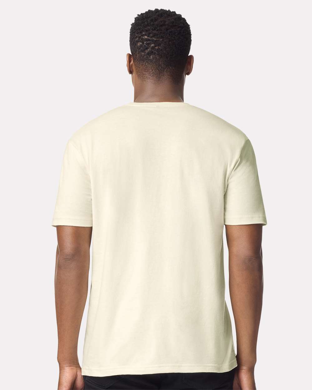 Men's Softstyle® T-Shirt - OnModelBack - B00660933 - Off White