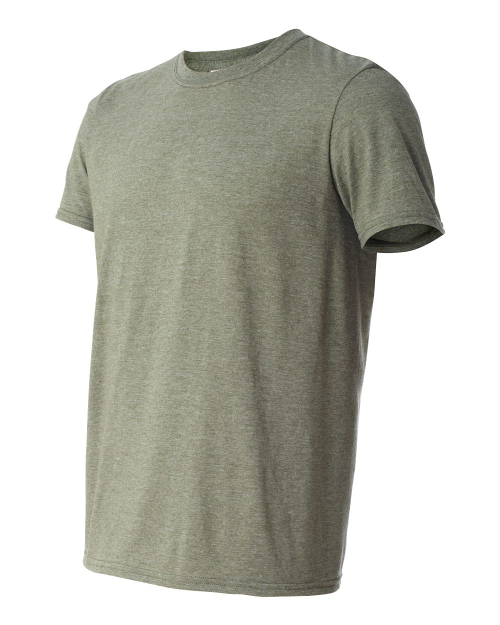 Men's Softstyle® T-Shirt - Side - B00660083 - Heather Military Green