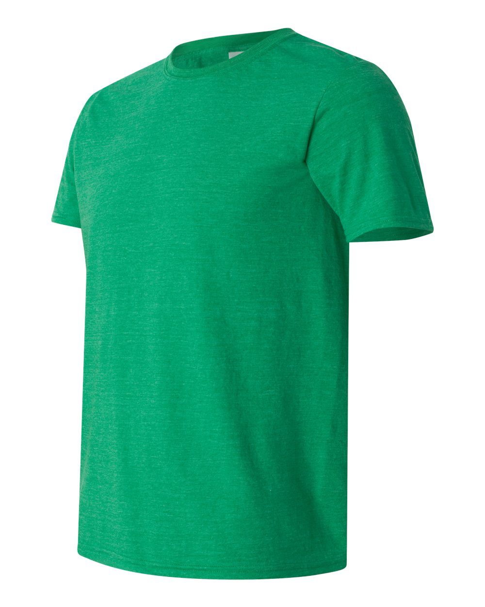 Men's Softstyle® T-Shirt - Side - B00660213 - Heather Irish Green