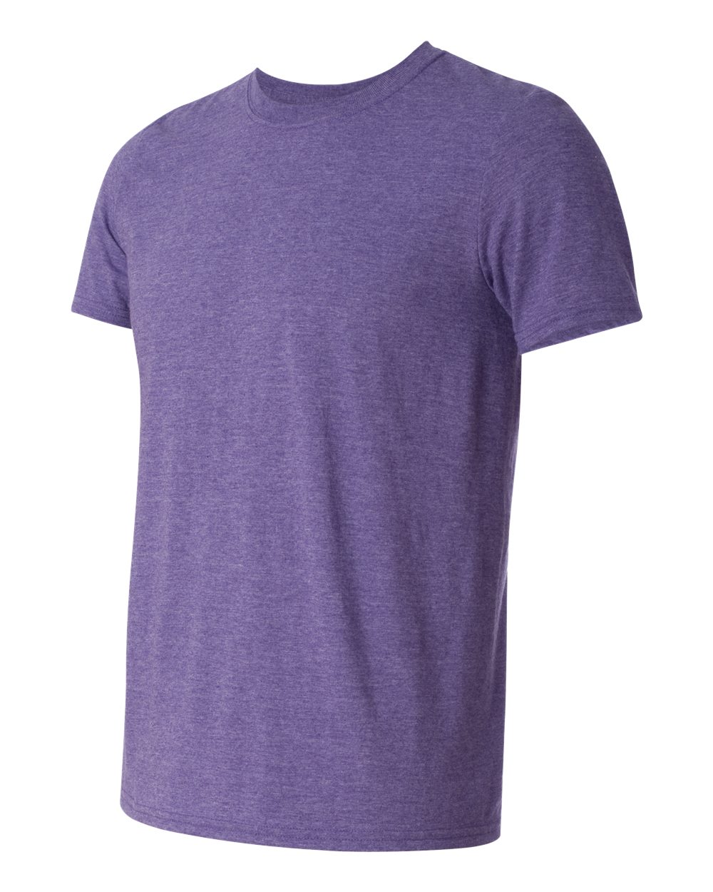 Men's Softstyle® T-Shirt - Side - B00660673 - Heather Purple