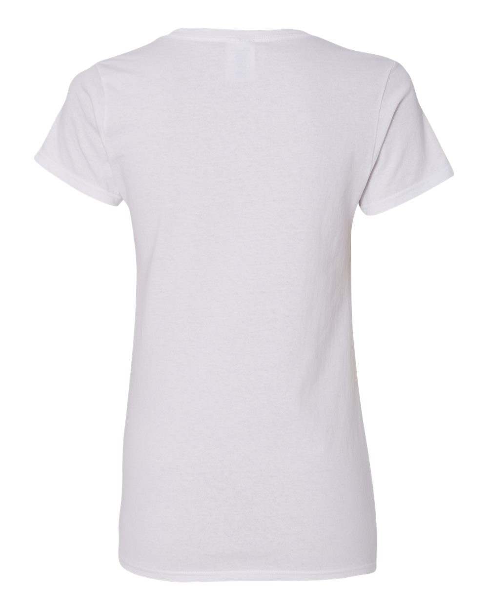 Women's Heavy Cotton™ V-Neck T-Shirt - Back - B11760003 - White