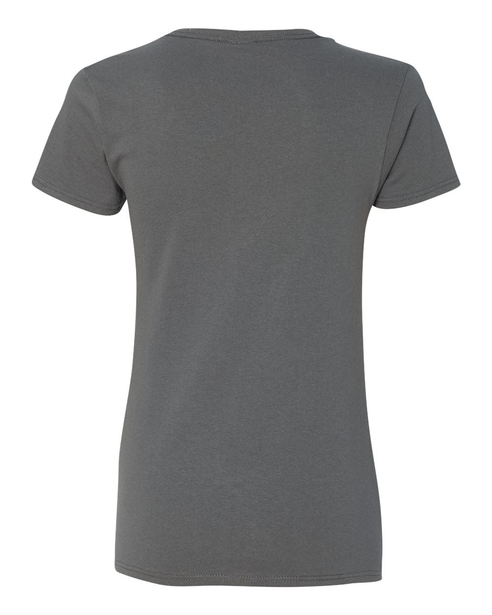 Women's Heavy Cotton™ V-Neck T-Shirt - Back - B11760093 - Charcoal