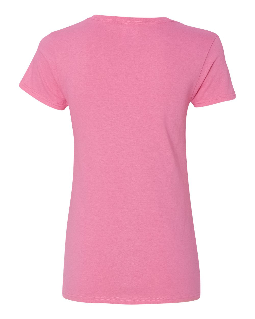 Women's Heavy Cotton™ V-Neck T-Shirt - Back - B11760563 - Azalea