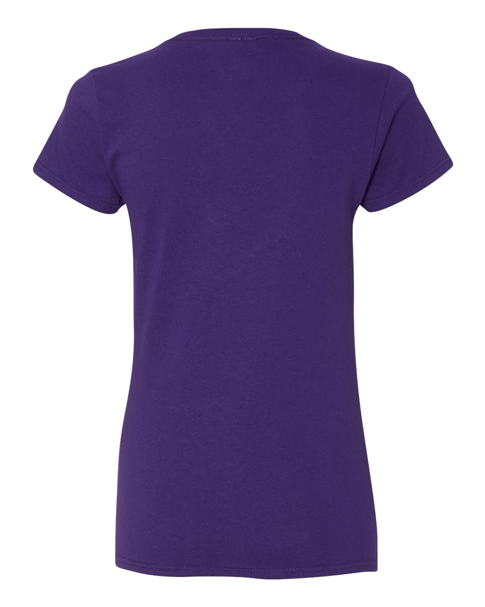 Women's Heavy Cotton™ V-Neck T-Shirt - Back - B11760673 - Purple