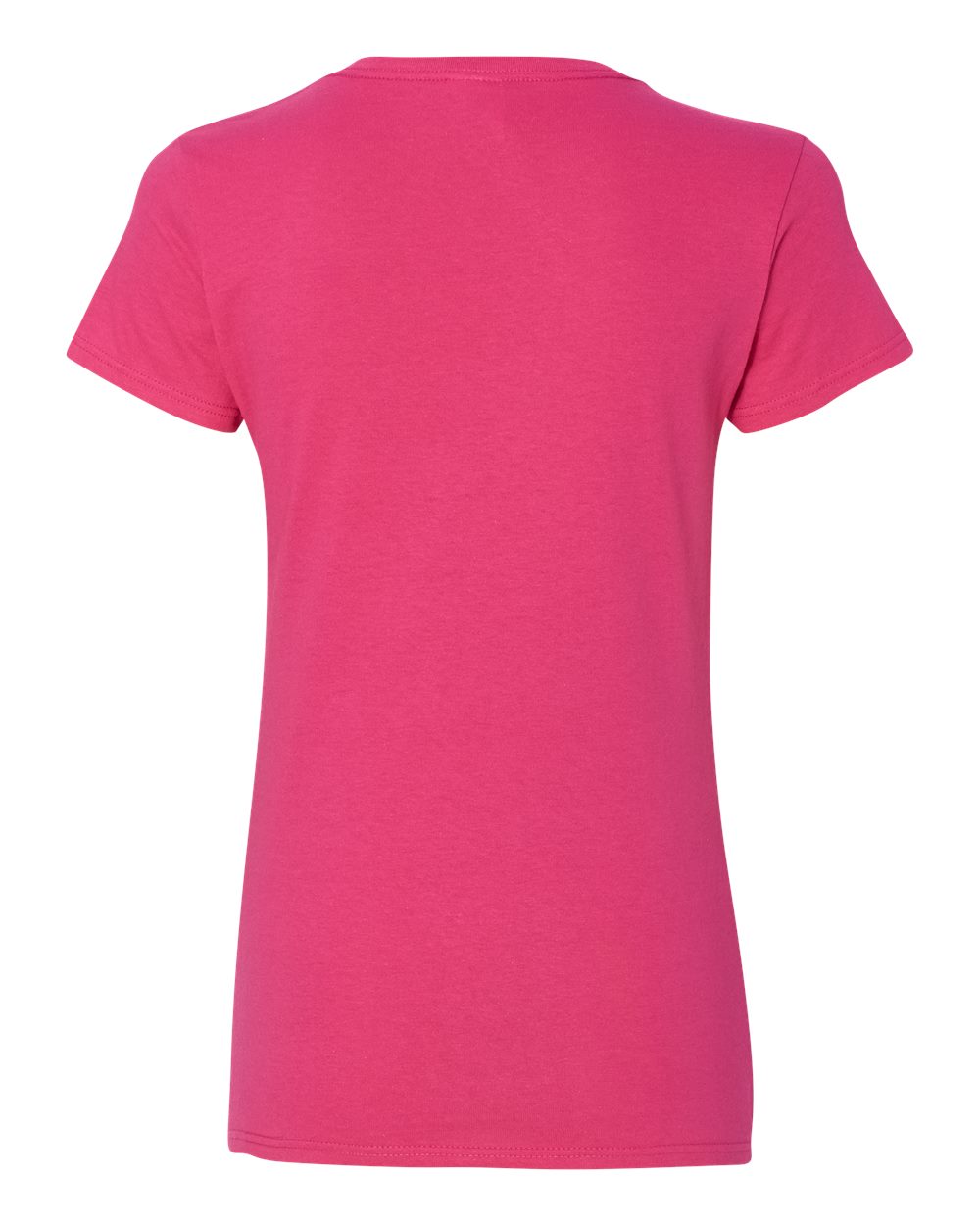 Women's Heavy Cotton™ V-Neck T-Shirt - Back - B11760693 - Heliconia