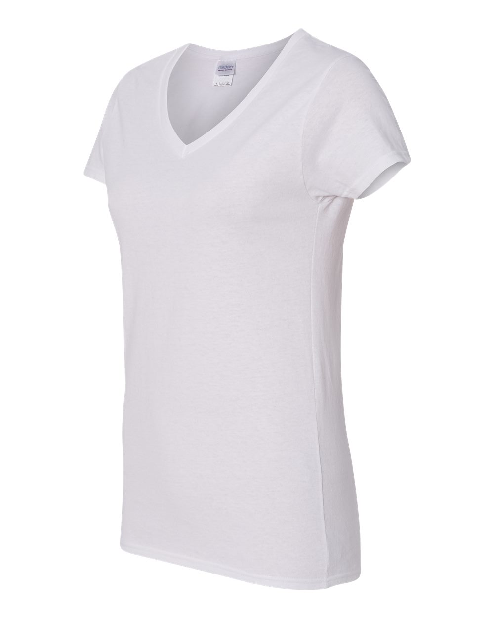Women's Heavy Cotton™ V-Neck T-Shirt - Side - B11760003 - White