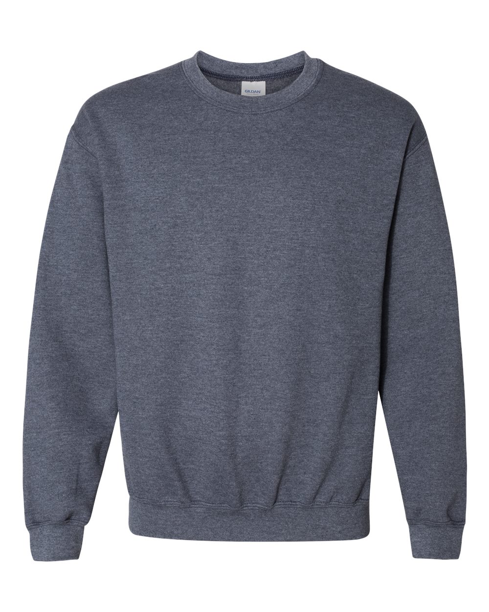 Unisex Heavy Blend™ Crewneck Sweatshirt - Front - B21060813 - Heather Dark Navy
